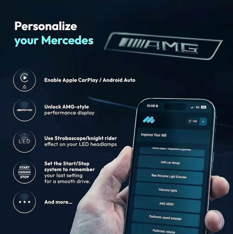 Activar el menú AMG en un Mercedes