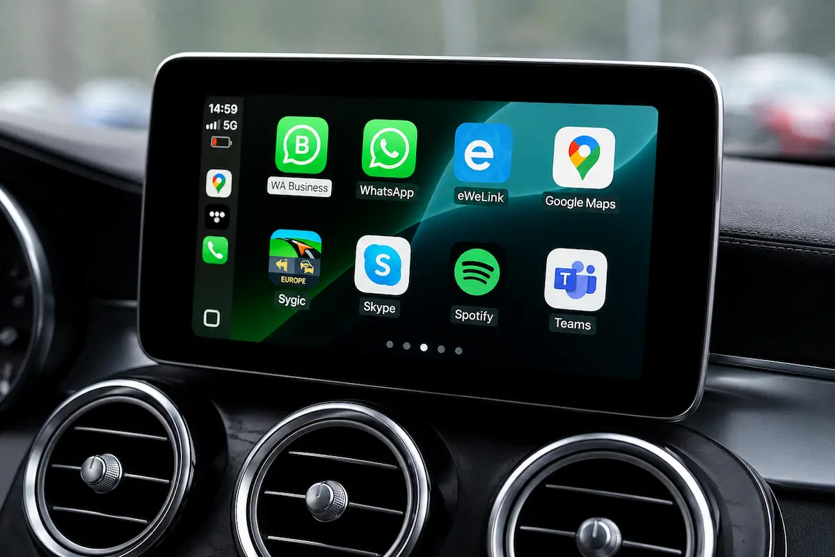 Activar CarPlay y Android Auto en un Mercedes