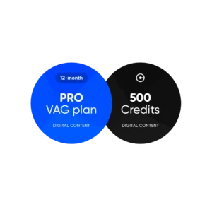 Plan OBDeleven PRO: 12 meses + 500 Credits
