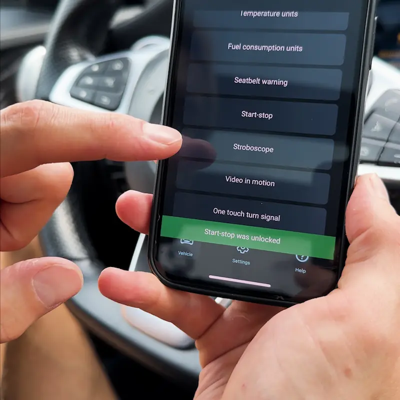 Activar la memoria Start/Stop en un Mercedes