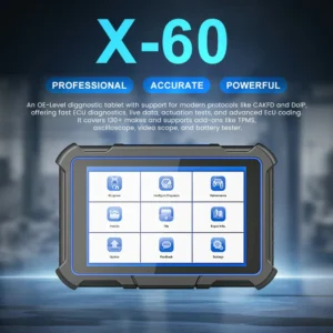 UDIAG X-60 – Tableta de diagnóstico con sistema completo de nivel OE