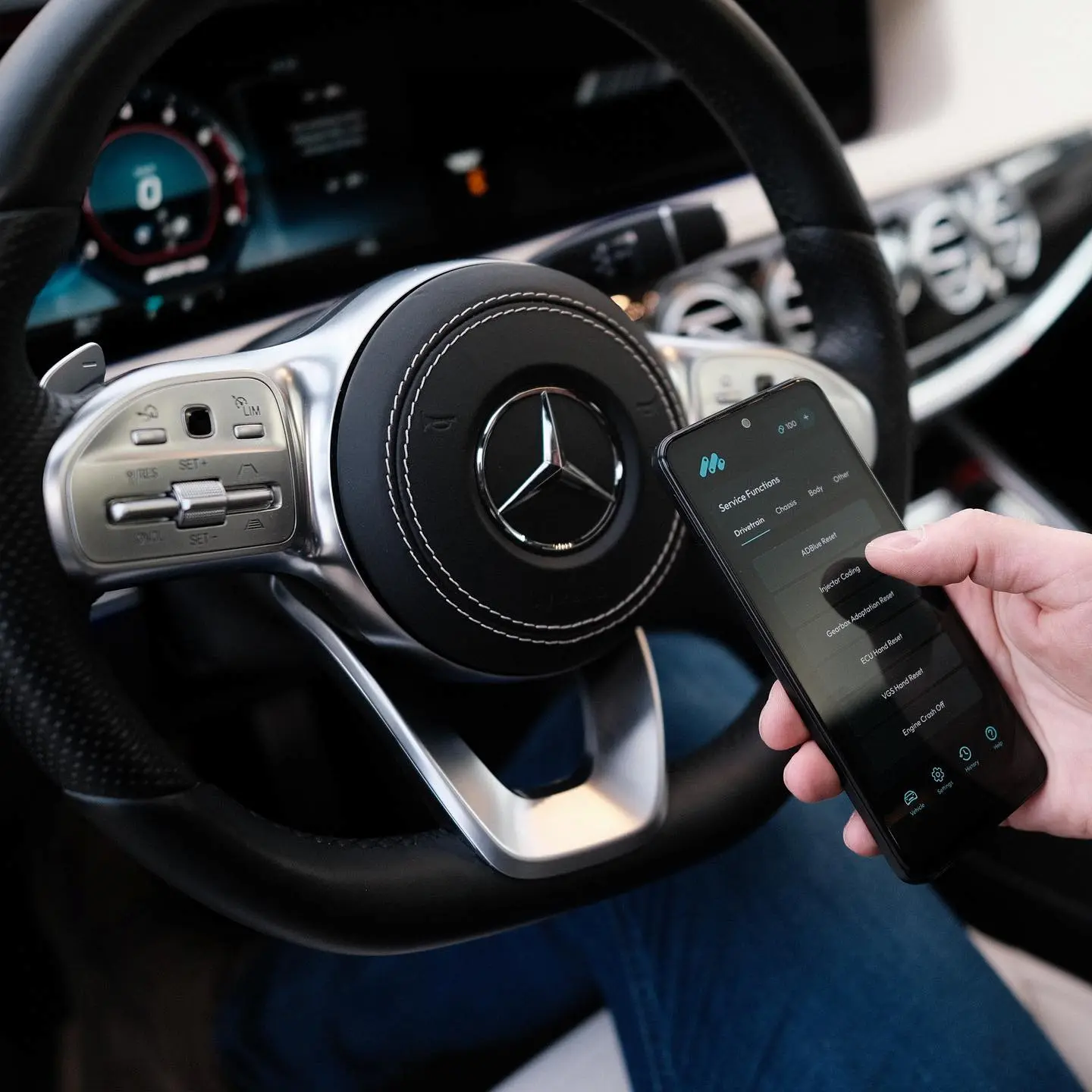 Aplicación de diagnosis MBito para Mercedes